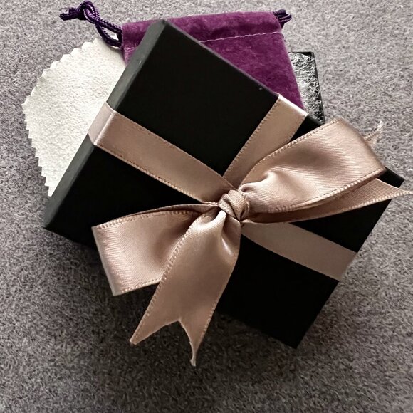 New Genuine 925 Sterling Silver Chain Drop French Wire Earrings Gift Box - Picture 8 of 8